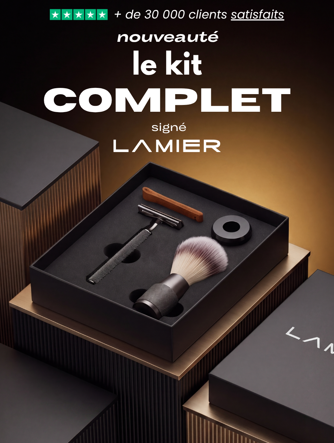 Le Lamier - Le kit de rasage complet