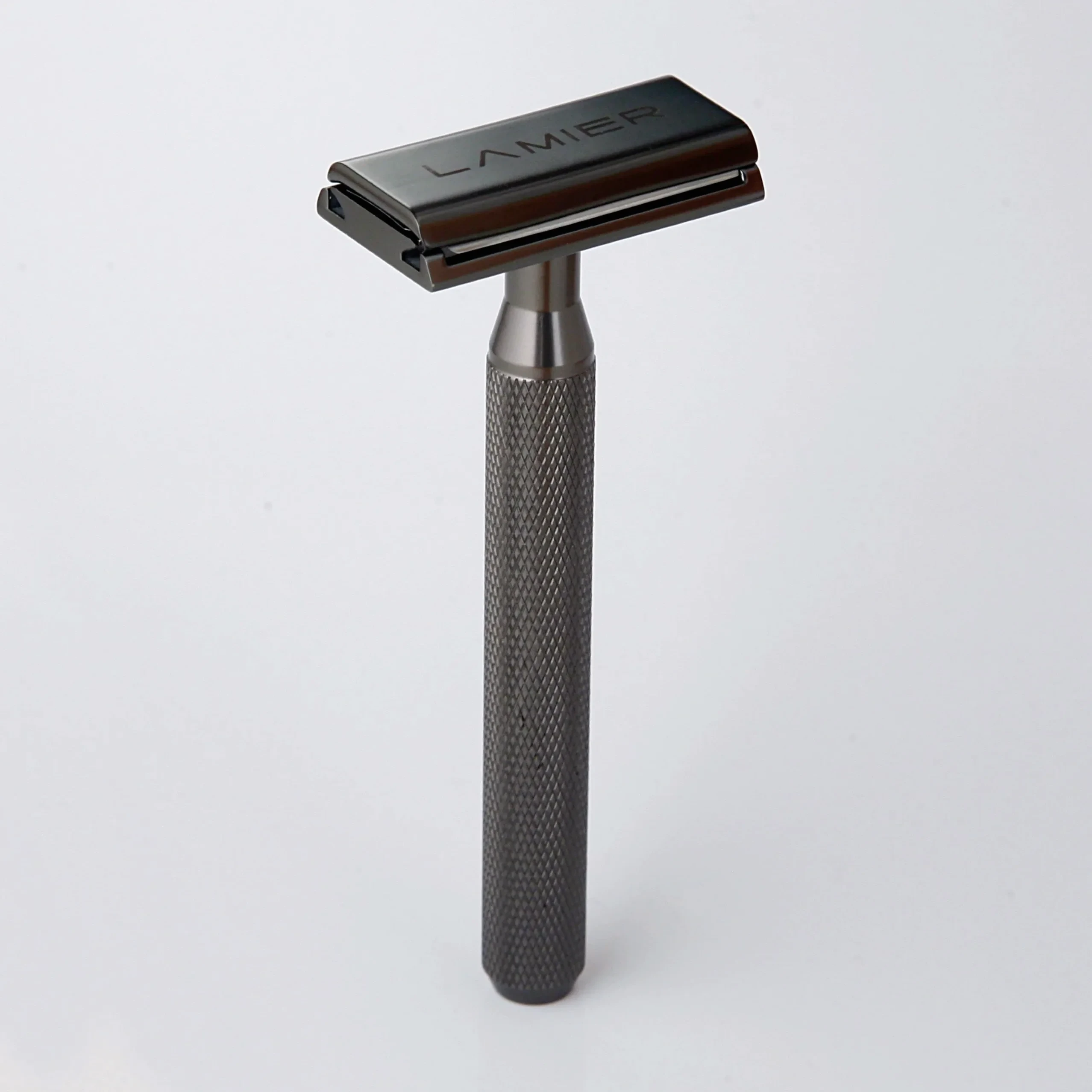 Manche du rasoir Lamier ALZ-PREMIUM en aluminium – détail manche