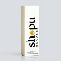 Pack 100 lames DE Shapu Blades – acier inox suédois – vue du pack